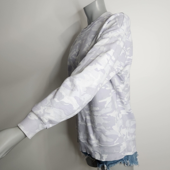 Lululemon Perfectly Oversized Crew in Incognito Camo Alpine White Multi Size 6 - Picture 10 of 12